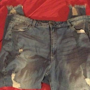Wax jeans size 22 never worn high waist